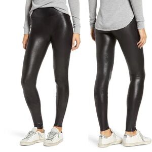 Spanx Faux Leather Leggings Black